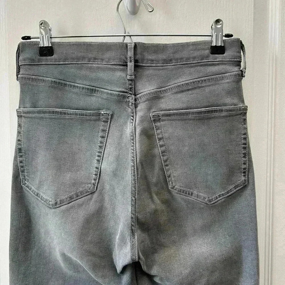 Topshop Jamie Skinny Jeans High Rise Ankle Cropped  Grey Size 26 - Picture 6 of 13